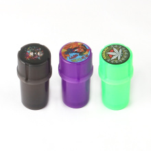 Made in China 40mm smoke grinder multicolor acrylic plastic manual grinder tobacco grinder smoking accessories
